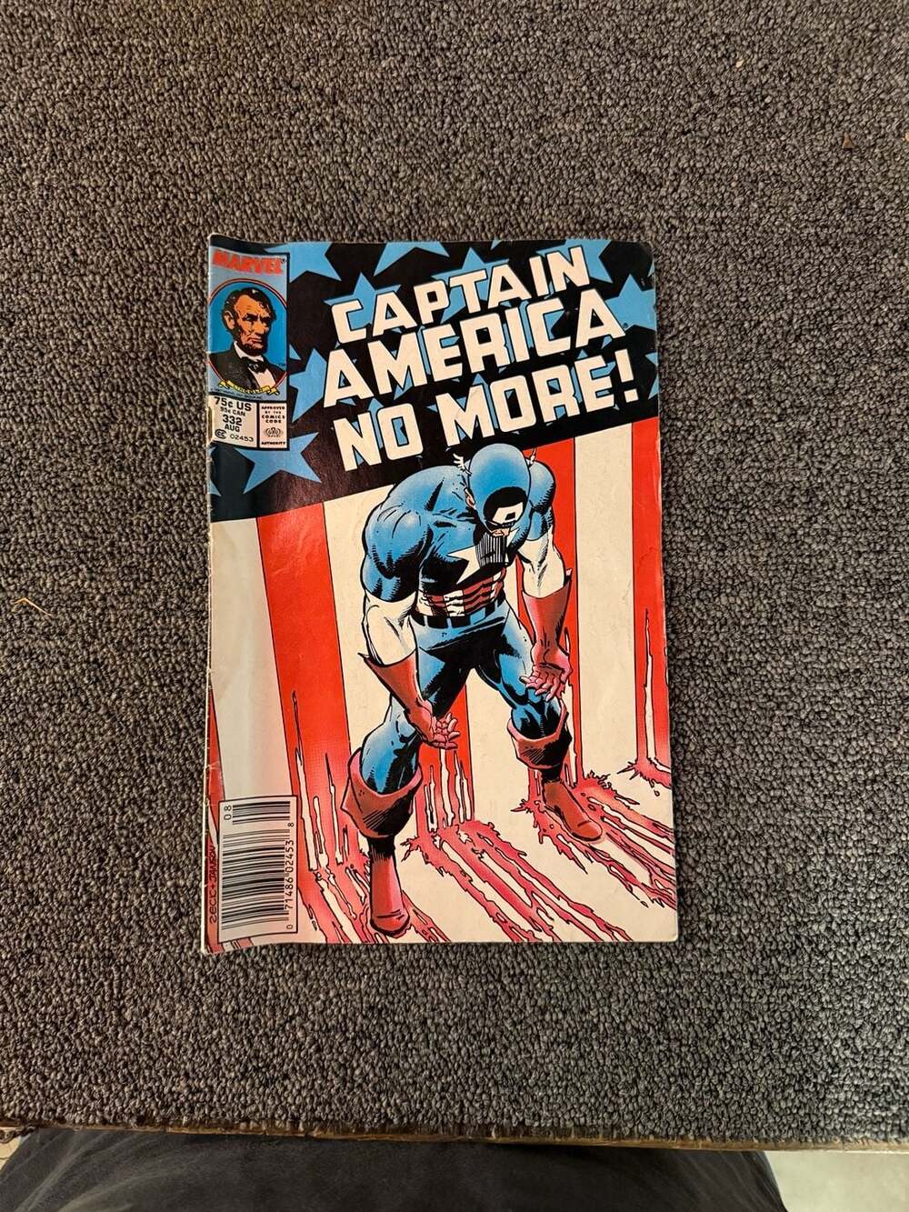 Marvel Captain America No More! Comic Book Issue 332
